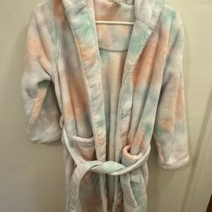 Tucker + Tate Multicolor Plush Bathrobe, size 10/12